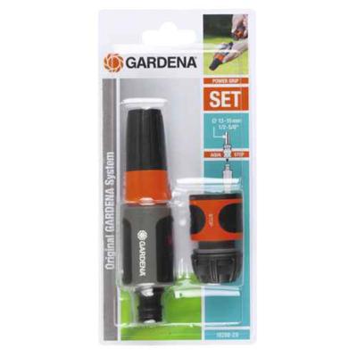 Gardena Tuinspuitset 13mm met Waterstop - Eenvoudig Kliksysteem, Verstelbare Stroom