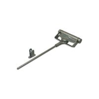 DX deursluiter met pen - 0537.091.0035 - blank verzinkt - zwaarte III