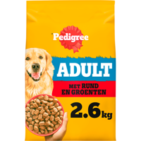 Pedigree Adult Hondenbrokken Rund en Groenten Hondenvoer 2.6kg bij Jumbo