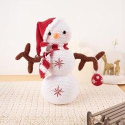 Amigurumi Festival Kerst: Sneeuwpop Sepp Garenpakket - Exclusief Patroon