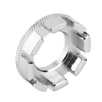 Fiets Spaak moersleutel tool 8 manier fietsen wiel RIM spanner Wrench Repair Tool accessoires (zilver)
