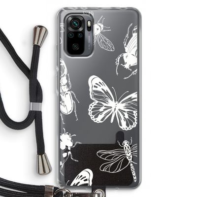 Tiny Bugs: Xiaomi Redmi Note 10 Pro Transparant Hoesje met koord