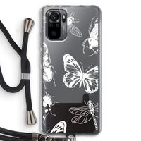 Tiny Bugs: Xiaomi Redmi Note 10 Pro Transparant Hoesje met koord