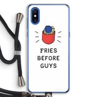 Fries before guys: Xiaomi Mi Mix 3 Transparant Hoesje met koord
