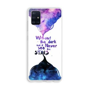 Stars quote: Galaxy A51 4G Transparant Hoesje