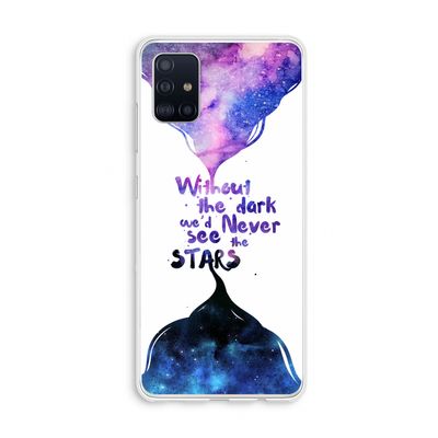 Stars quote: Galaxy A51 4G Transparant Hoesje