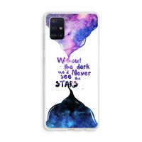 Stars quote: Galaxy A51 4G Transparant Hoesje