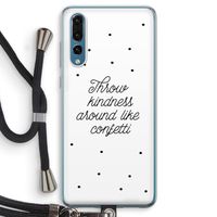 Confetti: Huawei P20 Pro Transparant Hoesje met koord