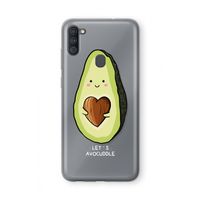 Avocuddle: Samsung Galaxy A11 Transparant Hoesje