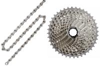 Shimano xt 11-speed wear and tear set cn-hg701+cs-m8000 11-42