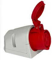 Enzo cee 4p/16a/400v opbouw wcd rood - 6315154