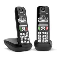 Gigaset A735 Duo Huistelefoon Zwart - thumbnail