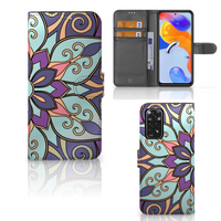 Xiaomi Redmi Note 11 Pro 5G/4G Hoesje Purple Flower