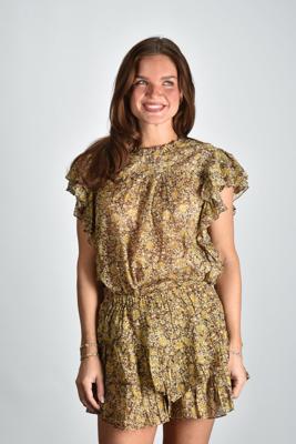 Marant Etoile blouse Daliyane HT0816FC-D1J14E khaki