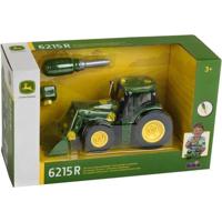John Deere zittractor - KLEIN - 3977 - Frontlader, balanceergewicht en schroevendraaier - schaal 1/24 - vanaf 3 jaar