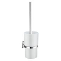 Smedbo House Toiletborstelhouder - open - wandmodel - chroom/porselein RK333P Smedbo House Toiletborstelhouder - open - wandmodel - chroom/porselein RK333P