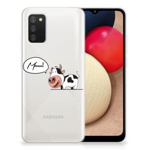 Samsung Galaxy A02s Telefoonhoesje met Naam Cow