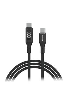 Sitecom USB-C naar USB-C voedingskabel met led-scherm