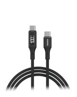 Sitecom USB-C naar USB-C voedingskabel met led-scherm - thumbnail