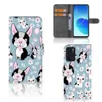 OPPO Reno6 5G | Telefoonhoesje | Met pasjeshouder | Hondjes