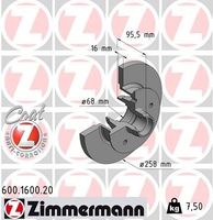 Remschijf Coat Z 600160020