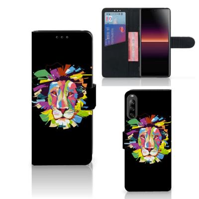 Sony Xperia L4 Leuk Hoesje Lion Color Sony Xperia L4 Leuk Hoesje Lion Color