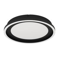 EGLO Calagrano Plafondlamp - LED - Ø 38 cm - Zwart/Wit - Dimbaar