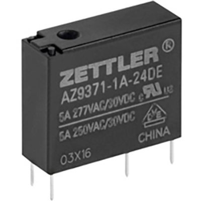 Zettler Electronics AZ9371-1A-5DE Printrelais 5 V/DC 5 A 1x NO 1 stuk(s)