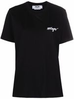 MSGM t-shirt à logo poitrine - Noir - thumbnail