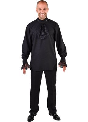 Hemd basic zwart