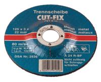 CUT-FIX Doorslijpschijven metaal 125x3x22 mm - Kwb