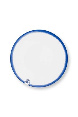 Pip Studio Bord Pip & The Blue Bird Dip Dye Wit 23cm