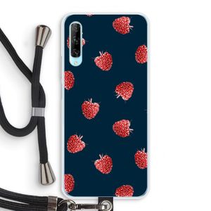 Framboosjes: Huawei P Smart Pro Transparant Hoesje met koord