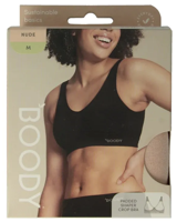 Boody Padded Shaper Crop Bra Nude M