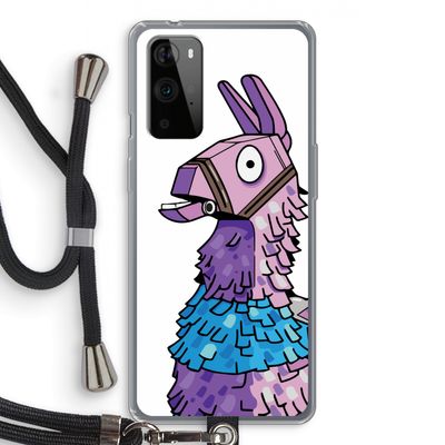 Lama: OnePlus 9 Pro Transparant Hoesje met koord