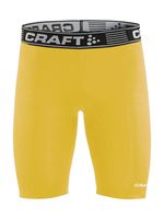 Craft 1906858 Pro Control Compression Short Tights Unisex - Yellow - XS