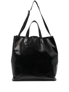 Jil Sander wrinkled-effect tote bag - Noir