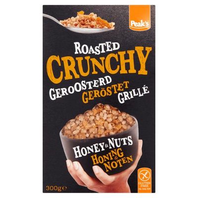 Peak&apos;s Granola crunchy honey & nuts glutenvrij (300 gr)