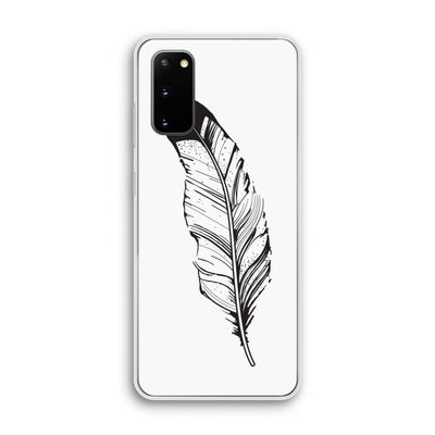 Pluim: Samsung Galaxy S20 Transparant Hoesje