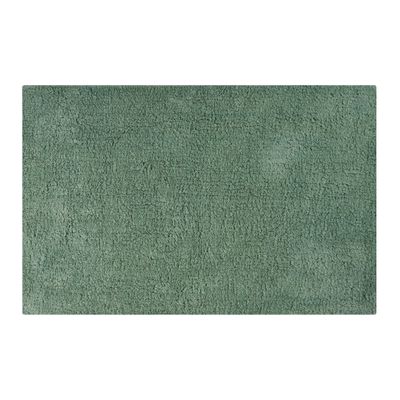 Badkamerkleedje/badmat tapijtje voor op de vloer - groen - 40 x 60 cm