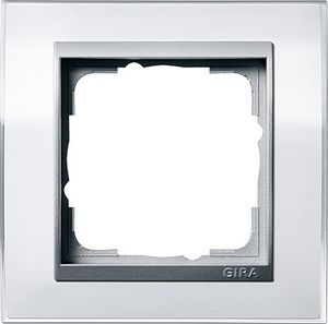 Gira Event Clear Zuiverwit / Aluminum 1-voudig