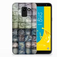 Silicone Back Cover Samsung Galaxy J6 2018 Spijkerbroeken