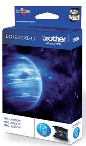 Brother LC1280XLC inktcartridge 1 stuk(s) Origineel Hoog (XL) rendement Cyaan