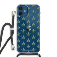 Weed: iPhone 12 Transparant Hoesje met koord