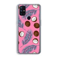 Kokosnoot roze: OnePlus Nord N10 5G Transparant Hoesje