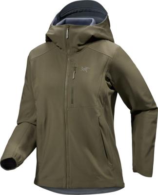 Arc&apos;teryx Gamma Heavyweight Hoody Softshell Jas Dames Tatsu L