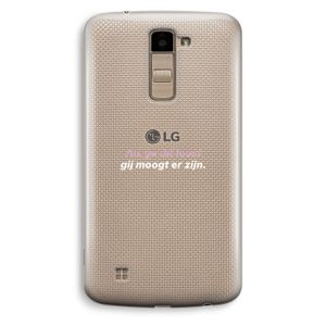gij moogt er zijn: LG K10 (2016) Transparant Hoesje