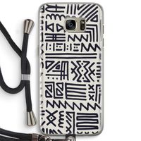 Marrakech print: Samsung Galaxy S7 Edge Transparant Hoesje met koord Marrakech print: Samsung Galaxy S7 Edge Transparant Hoesje met koord