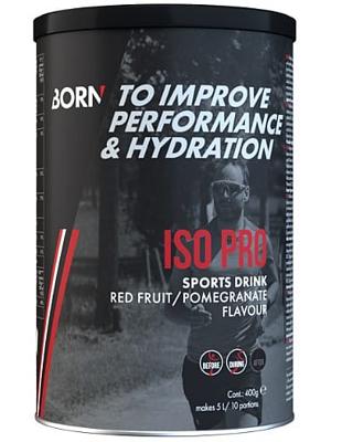 Born Iso Pro sports drink red fruit/pomegranate 400 gr.