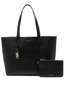 Michael Michael Kors sac cabas en cuir Eliza XL à plaque logo - Noir